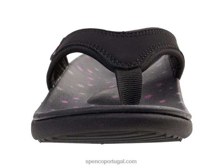 Spenco Footwear preto constelação de yumi 648F131 mulheres