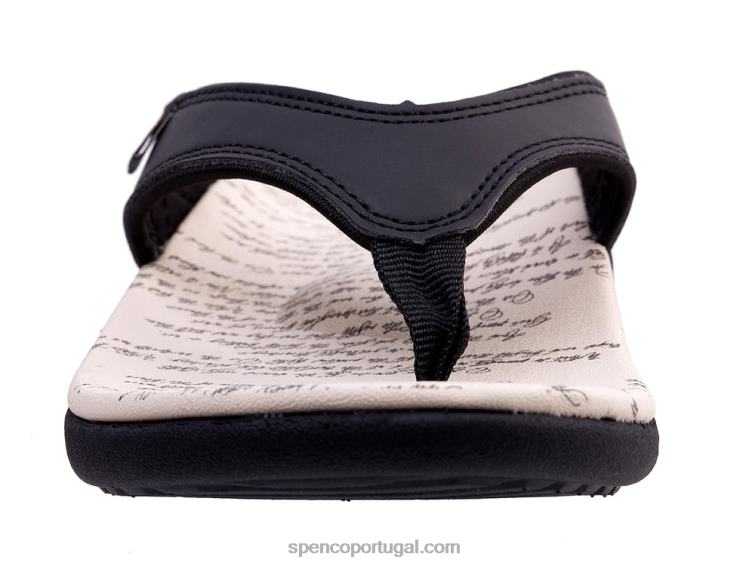 Spenco Footwear preto/creme yumi americana 648F73 mulheres