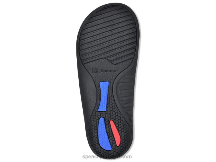 Spenco Footwear preto estampa de chita yumi 648F47 mulheres