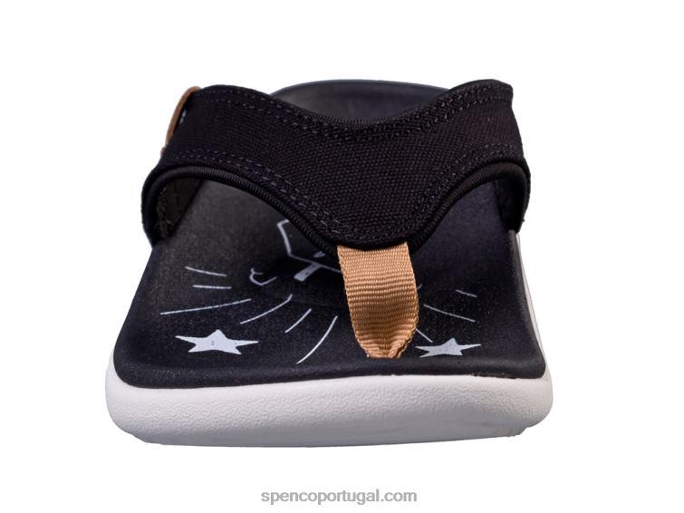 Spenco Footwear preto yumi acredita 648F100 mulheres