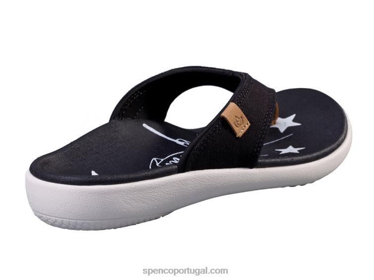 Spenco Footwear preto yumi acredita 648F100 mulheres