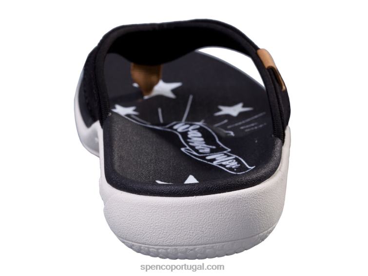 Spenco Footwear preto yumi acredita 648F100 mulheres