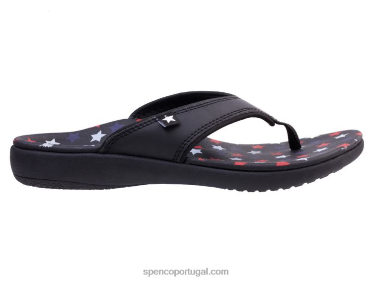 Spenco Footwear preto yumi americana 648F74 mulheres