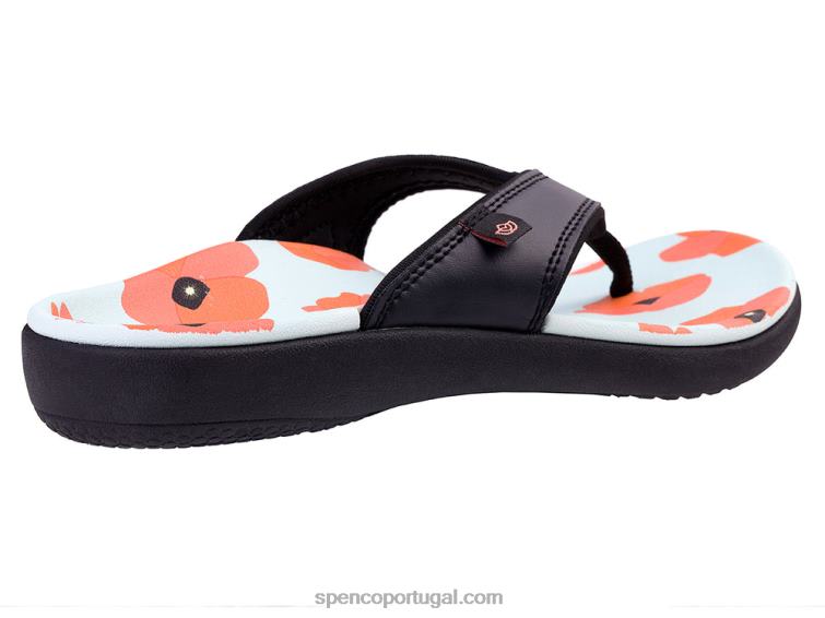 Spenco Footwear preto yumi blume 648F79 mulheres