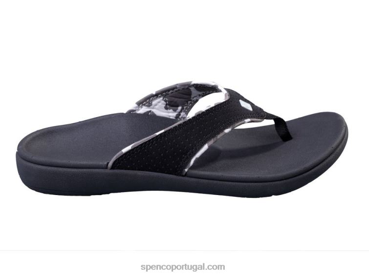 Spenco Footwear preto yumi bokeh 648F52 mulheres