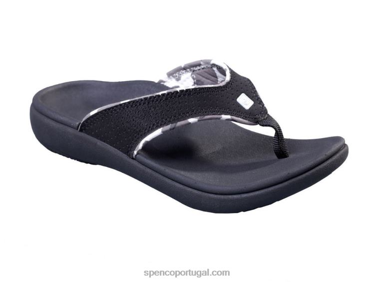 Spenco Footwear preto yumi bokeh 648F52 mulheres