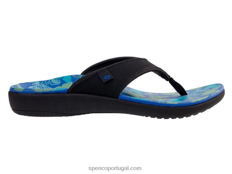 Spenco Footwear preto yumi borboleta 648F125 mulheres