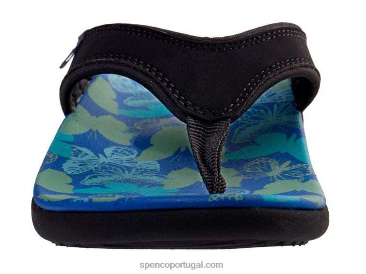 Spenco Footwear preto yumi borboleta 648F125 mulheres