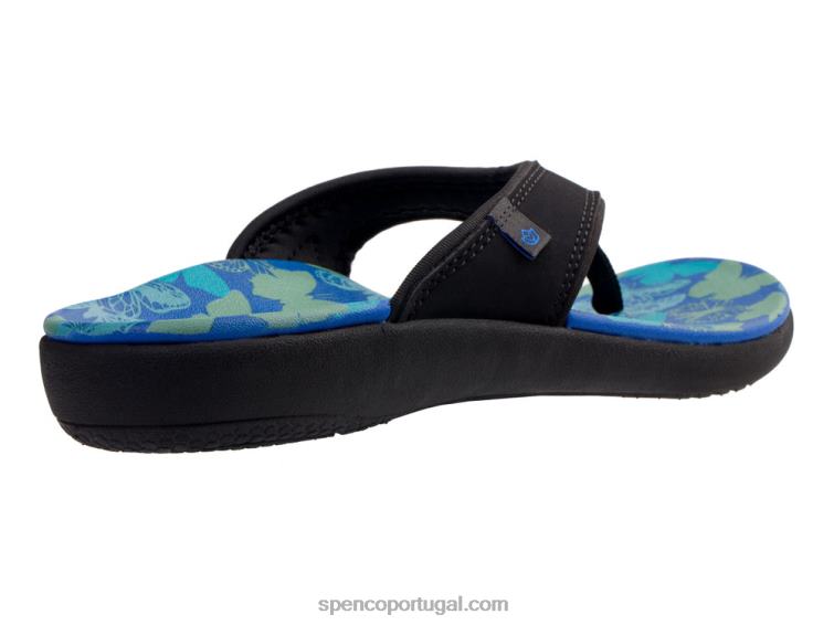 Spenco Footwear preto yumi borboleta 648F125 mulheres