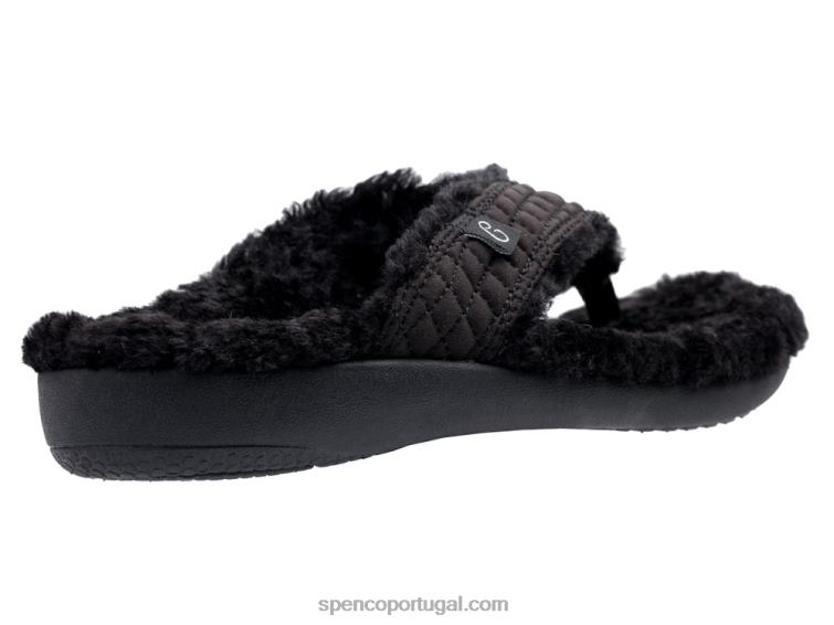 Spenco Footwear preto yumi coco 648F658 mulheres