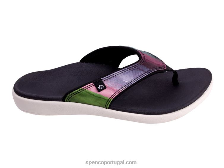Spenco Footwear preto yumi monet 648F62 mulheres