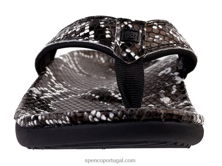Spenco Footwear preto yumi nova cobra 648F31 mulheres