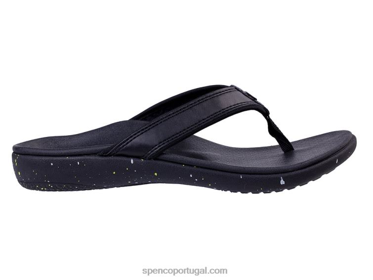 Spenco Footwear preto yumi nuevo salpicado 648F17 mulheres