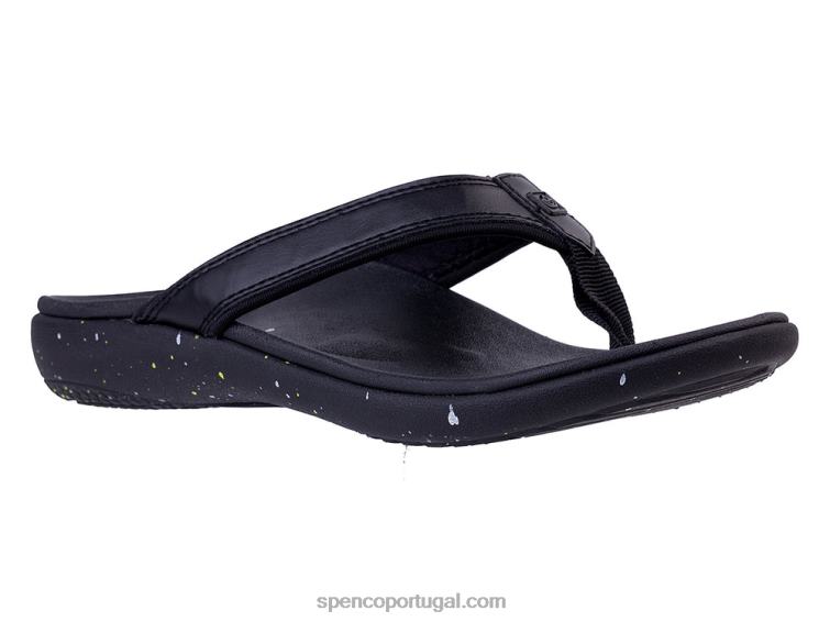Spenco Footwear preto yumi nuevo salpicado 648F17 mulheres