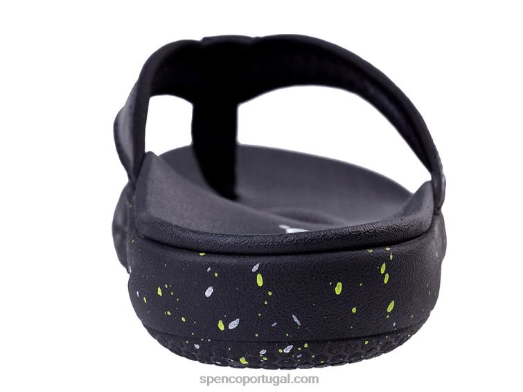 Spenco Footwear preto yumi nuevo salpicado 648F17 mulheres