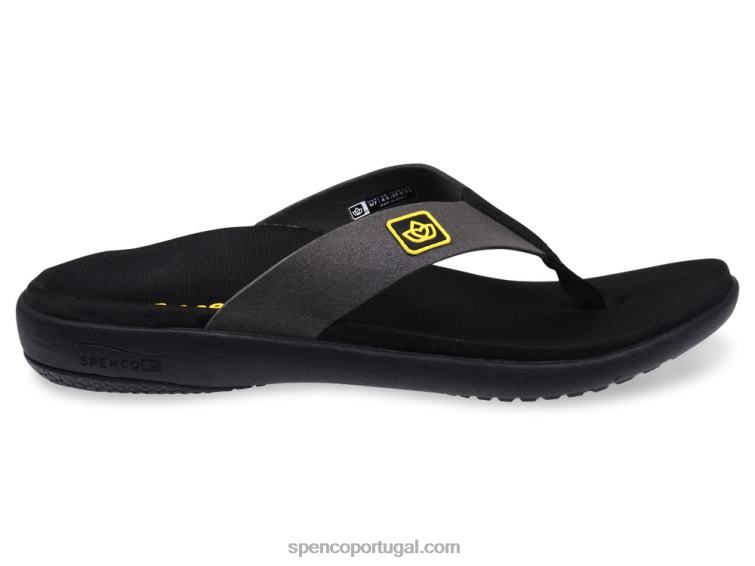Spenco Footwear preto yumi puro 648F42 mulheres