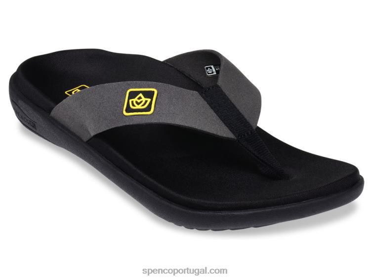 Spenco Footwear preto yumi puro 648F42 mulheres