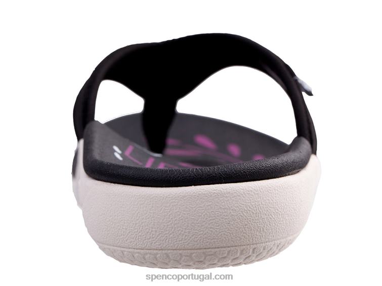 Spenco Footwear preto yumi rise clássico 648F106 mulheres