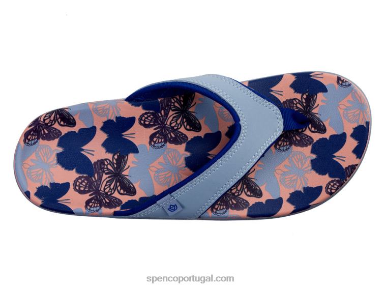 Spenco Footwear rosa yumi borboleta 648F127 mulheres