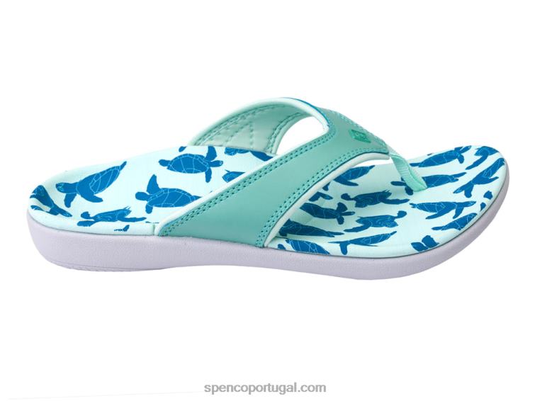 Spenco Footwear tartarugas verdes yumi ocean - mais vendidos 648F96 mulheres