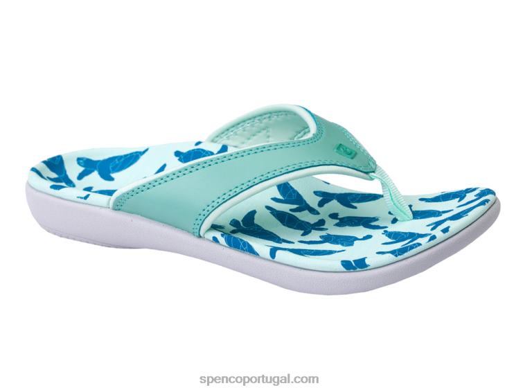 Spenco Footwear tartarugas verdes yumi ocean - mais vendidos 648F96 mulheres