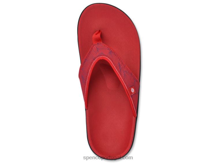 Spenco Footwear vermelho onda yumi 648F60 mulheres