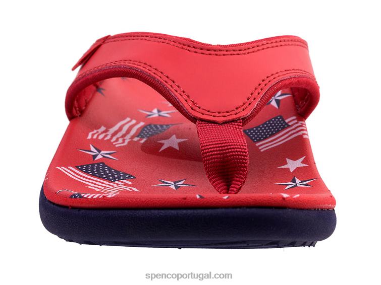 Spenco Footwear vermelho yumi americana 648F77 mulheres