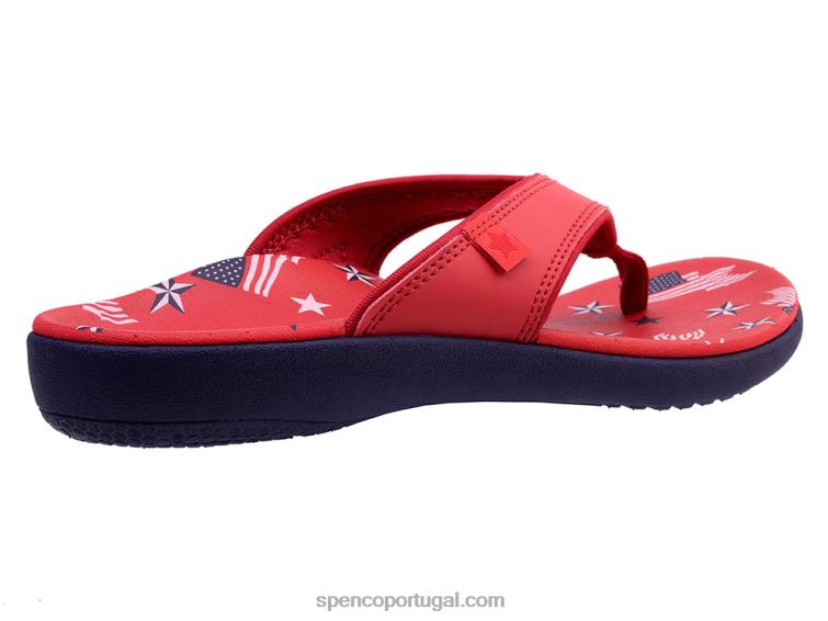 Spenco Footwear vermelho yumi americana 648F77 mulheres