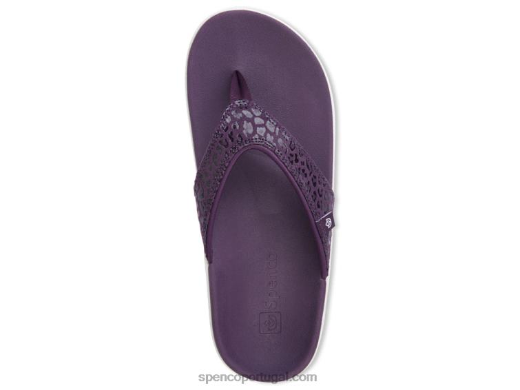 Spenco Footwear vinho estampa de chita yumi 648F49 mulheres